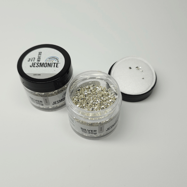 Glitzerchips 30g - Silver - Silber